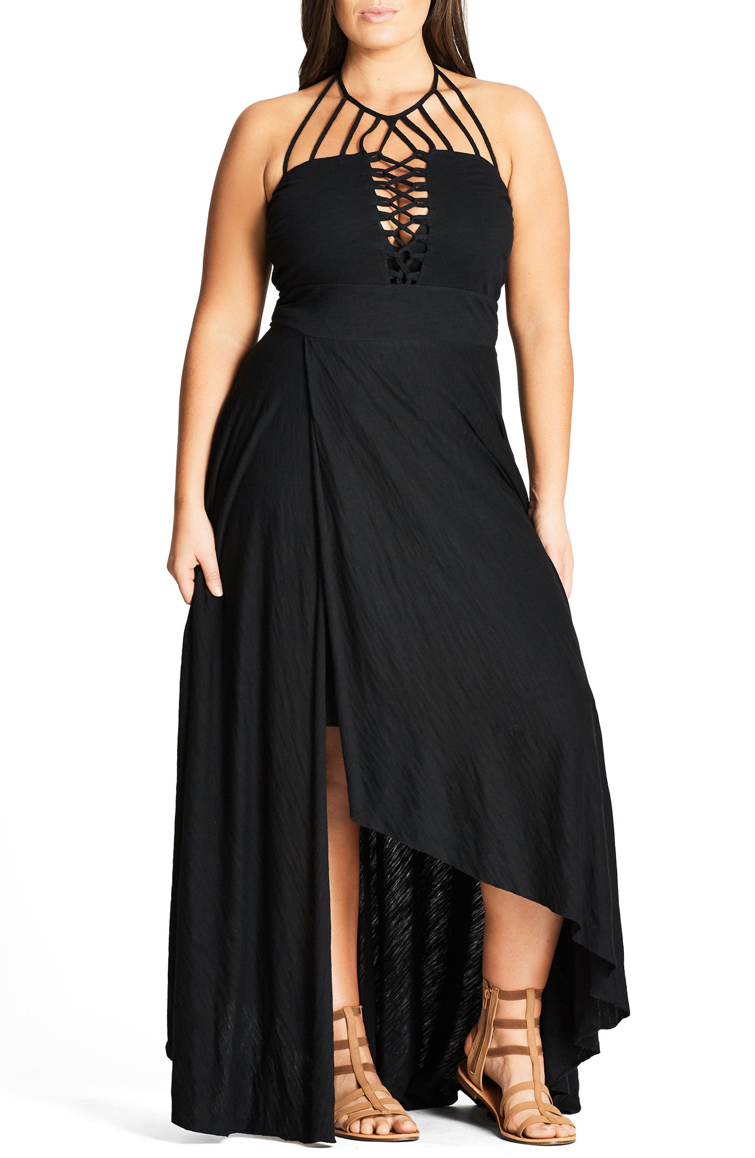 Nordstrom Maxi Halter Dress